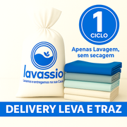 1 Ciclo de Lavagem ou Secagem - Delivery de Lavanderia